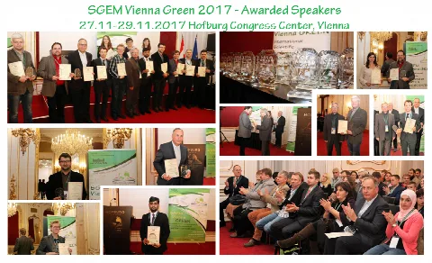 SGEM Vienna GREEN award presentations from the 2017 conference