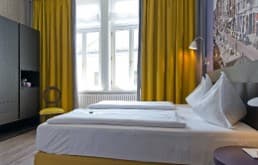 Guest room at Hotel Beethoven in Vienna