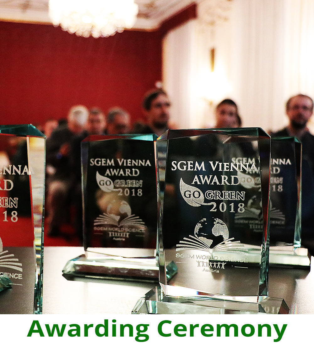 SGEM Vienna 2018- Closing Awarding Ceremony SGEM Vienna 2018- Closing Awarding Ceremony